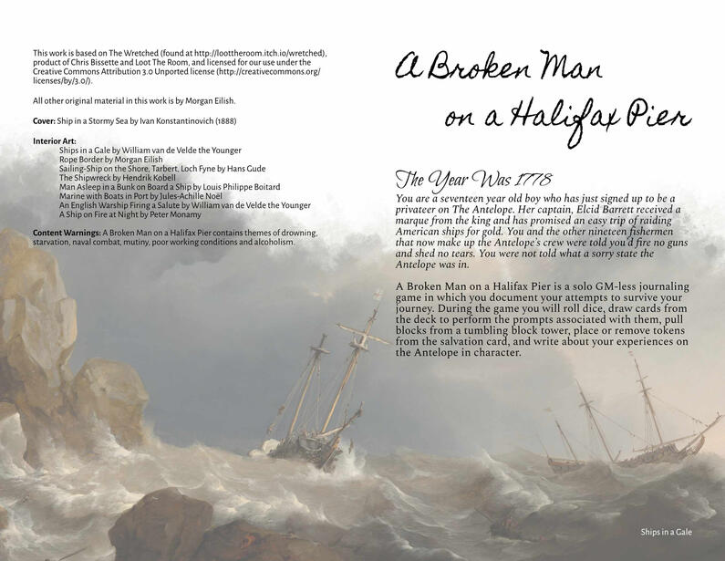 A Broken Man on a Halifax Pier