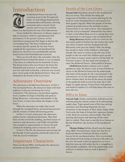 Introduction page for The Lich-King's Laboratory